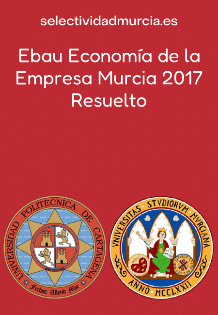 Ebau Economía de la Empresa Murcia 2017 Resuelto